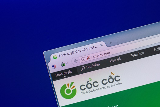 CocCocの検索エンジンの画像